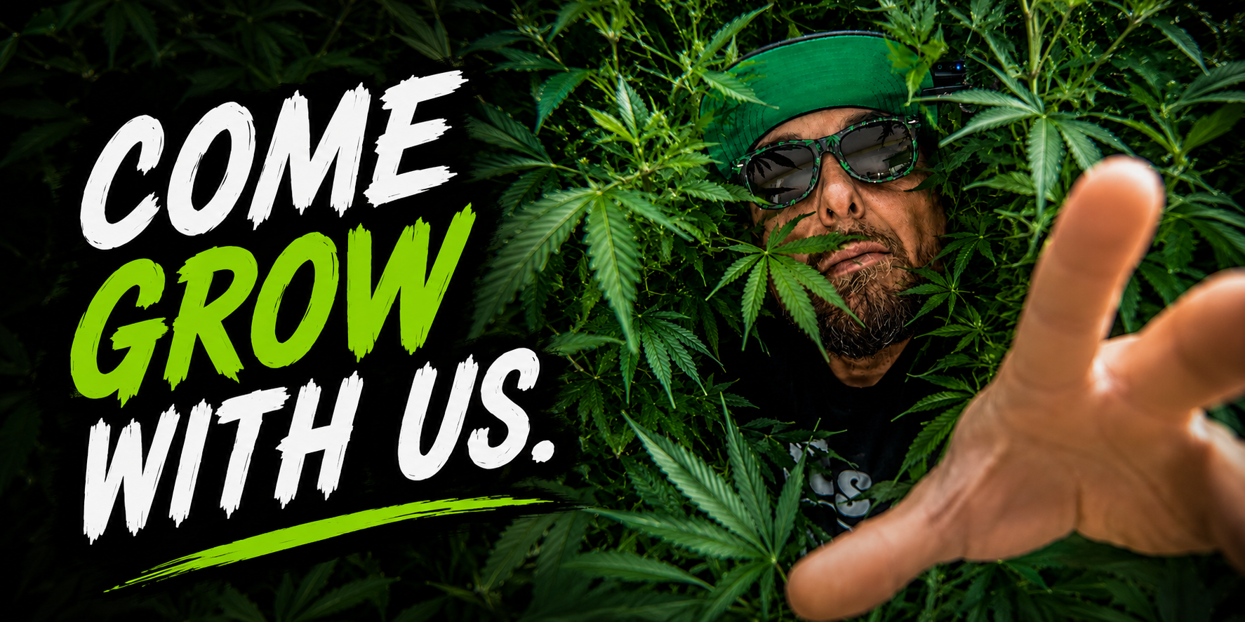 Come Grow With Us Banner